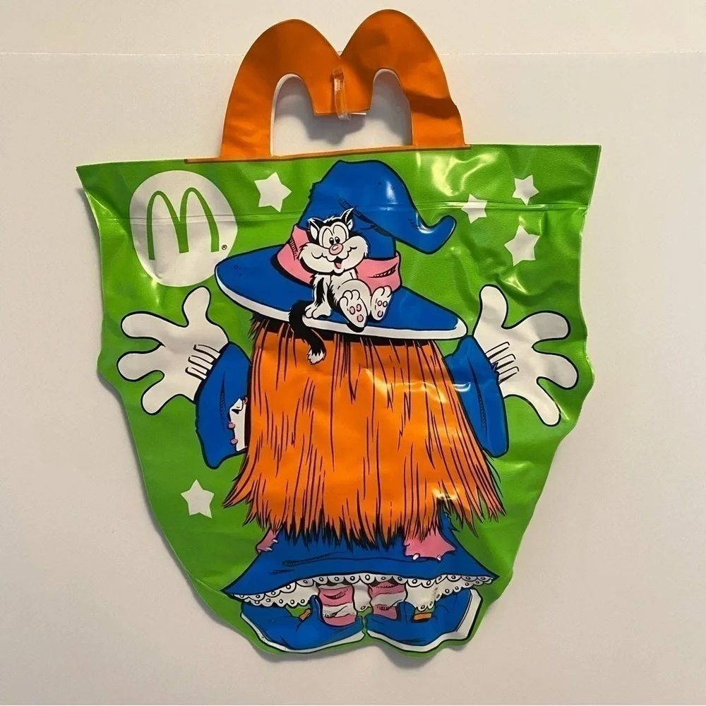 McDonald's McPunk'n/ Ghost Pails (1986) & Vinyl Witch Bag (1990) Trick or Treat